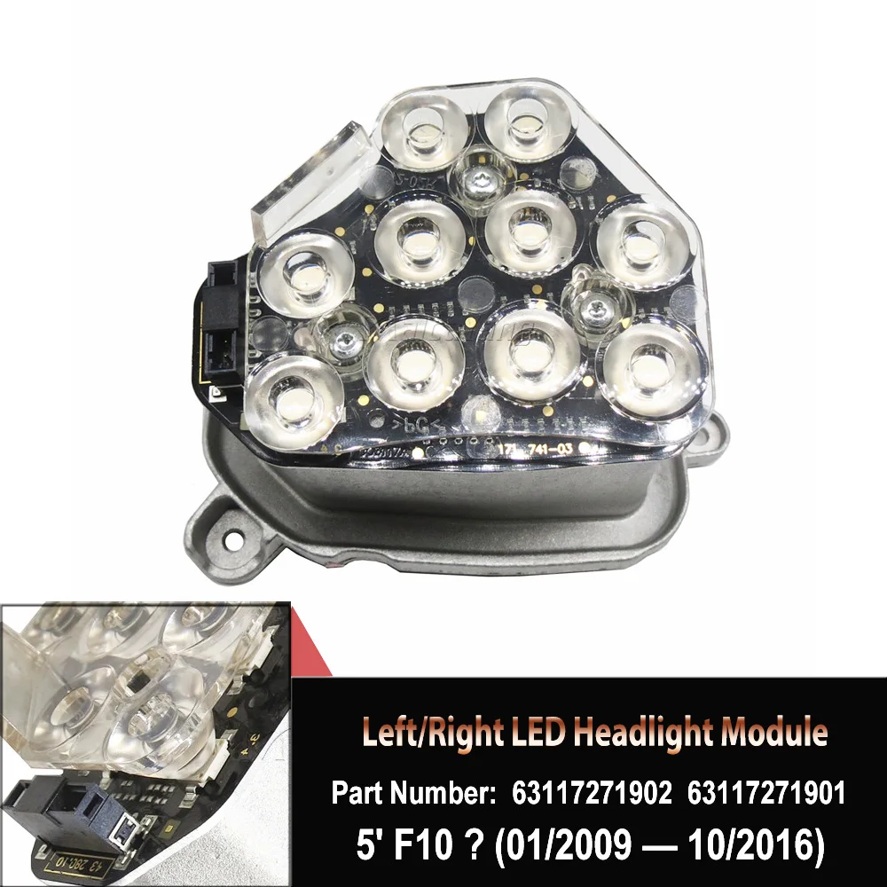 Car Accessories Module Bi-Xenon 63117271901 63117271902 Left/Right LED Headlight For BMW 5 Series F10 F11 2010 2011 2012 2013