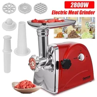 osmond new 2800w electric meat grinders stainless steel heavy duty mincer sausage stuffer food processor home appliances chopper