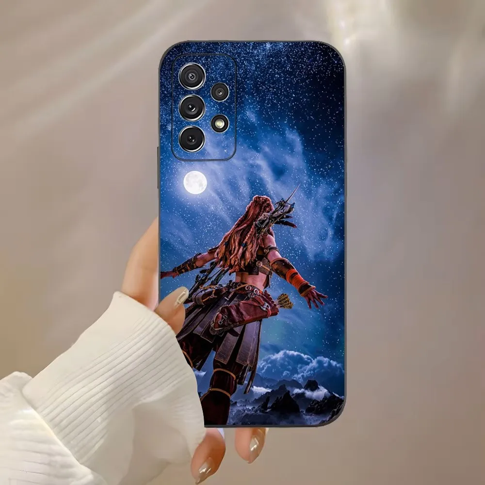 H-Horizon Z-Zero Dawn Aloy Phone Case For Samsung Galaxy A91 A80 A73 A72 A71 A53A52 A32 A31A22 A21s A20 Black Cover