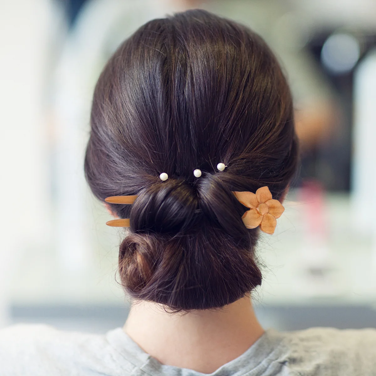 

1pc Chinese Hair Chopsticks Flower Hair Fork Chinese Hair Chopstick Chinese Hair Sticks Flower Hair Chopsticks