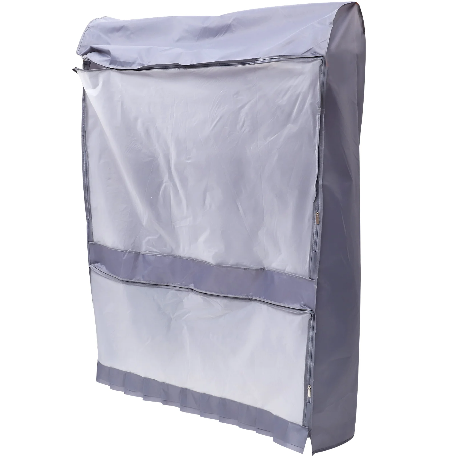 

Oxford Clothing Rack Dust Cover Clothes Hanging Garment Suit Bag Hangers Clear Wardrobe Hemming