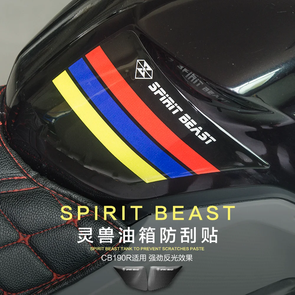 SPIRIT BEAST Motorcycle Tank Stickers Waterproof Protection for Yamaha Nmax Tmax 530 Xmax Honda Cb650f CBF190 Gts | Автомобили и