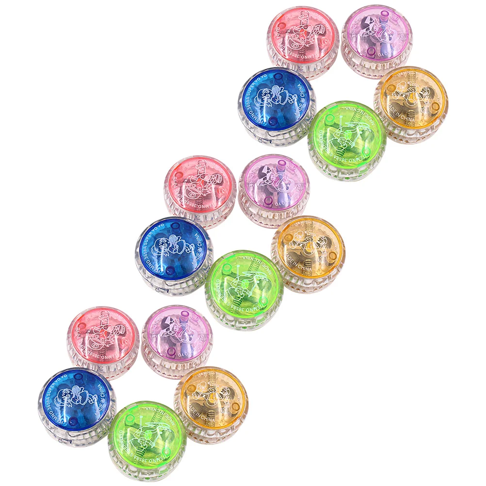 

15pcs LED Light Up Yo-Yo Ball LED Flashing Playing Toy Toddler Kids Plaything