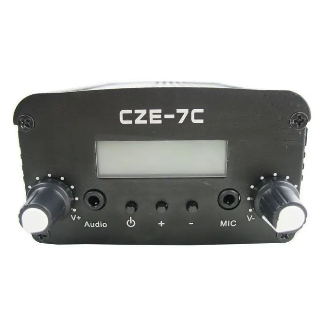 

CZE-7C 7w Broadcast Fm Radio Transmitter Audio Broadcasting Mini Radio Station