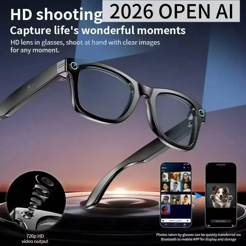 Фото for meta Умные очки Meta 2026 TOP 1 с ИИ, 8-мегапиксельной камерой, записью видео, переводом на 100+ языков, Bluetooth-звонками и воспроизведением музыки №2