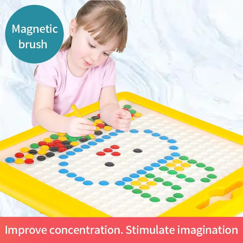 

Revolutionize Your Child's Early Education with the Reusable Magnetic Drawing Board - The Ultimate Toy for Kids