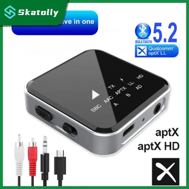 

Wireless Audio Receiver 5.2 Audio Receiver Wireless Adapter Aptx-ll/hd Hifi 5.2 Adapter Wireless 3.5mm Aux