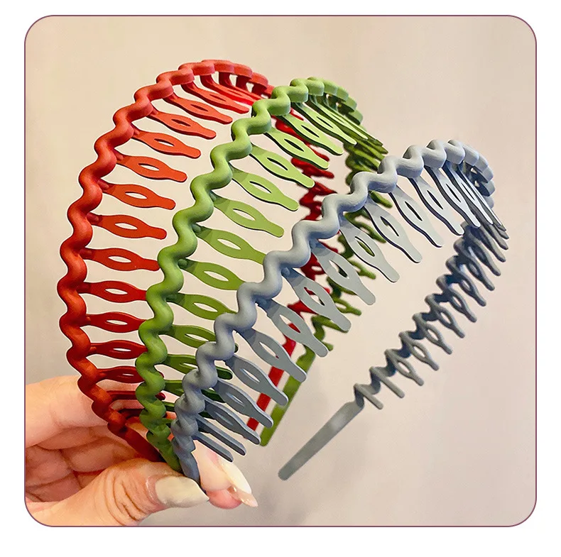 Женская резиновая повязка на голову универсальная волнистая аксессуар для волос