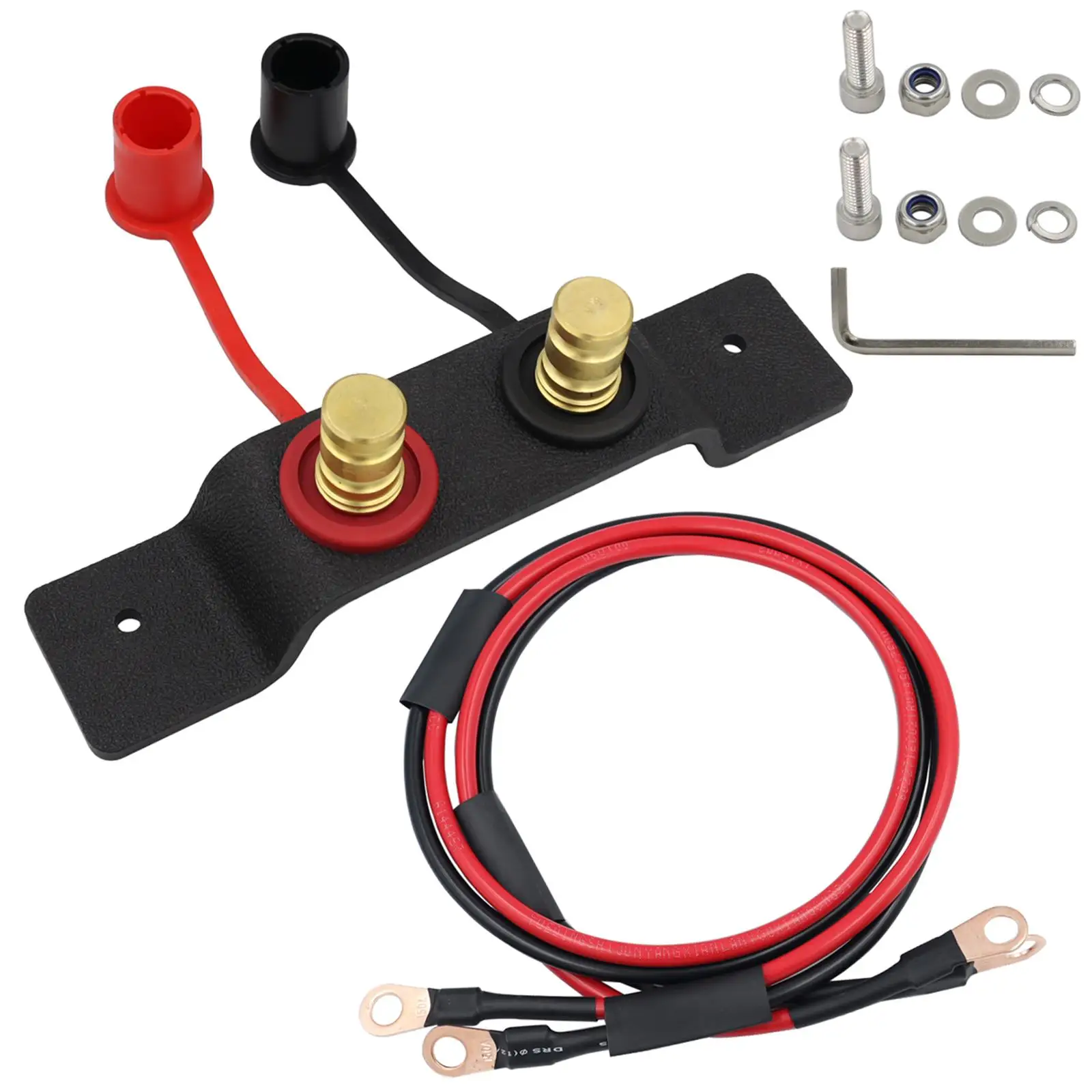 

Battery Jump Post Starter Battery Terminals Relocation Kit Quick Easy Charging for Polaris RZR Lawn Mowers Diesel Engines