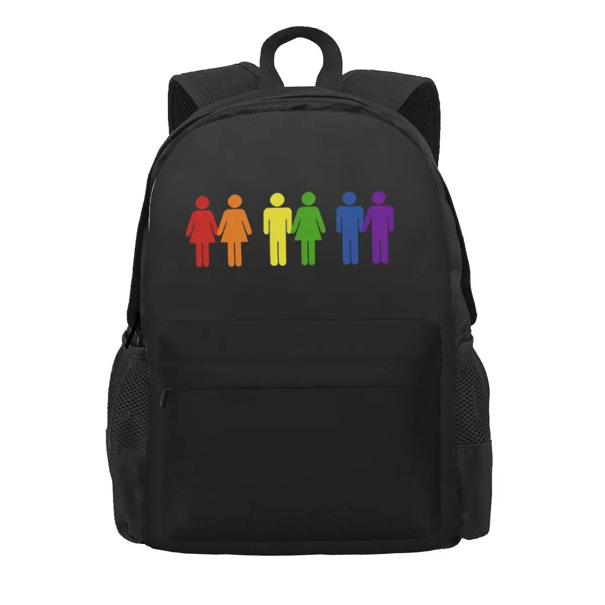 

Gay Pride Lgbt Women Backpack Trend Children School Bag Computer Mochila Teenage Waterproof Polyester Travel Shoulder Bag