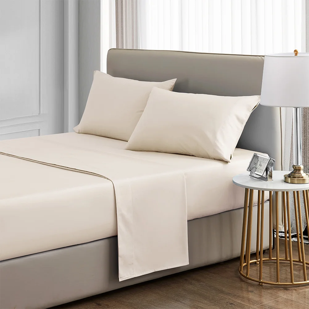 

Простые однотонные постельные принадлежности в скандинавском стиле, набор из четырех предметов, хлопковая простыня, наволочки, постельное белье, серия Nuan