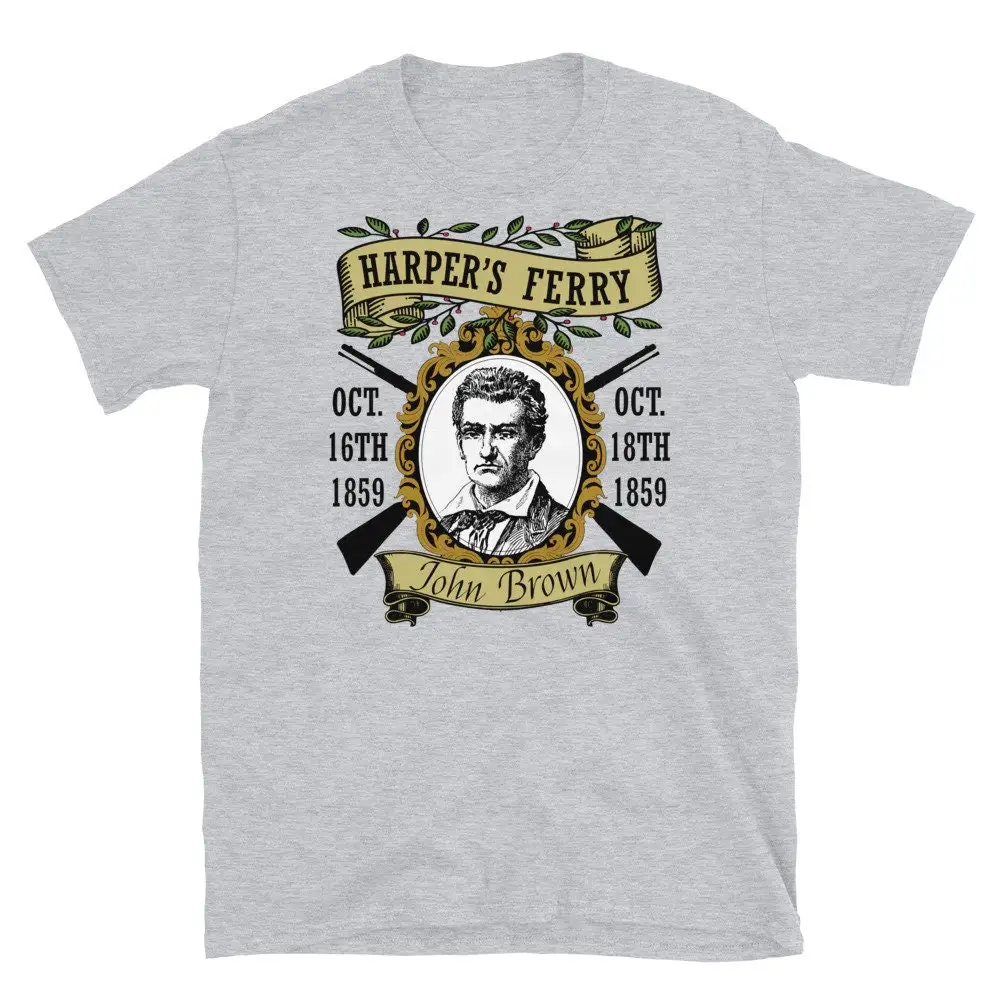 Футболка Harpers Ferry Raid Memorial John Brown Abolitionist с американской историей