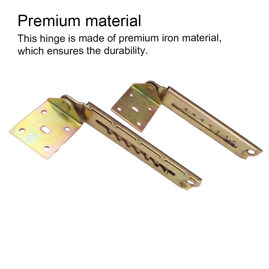 

Angle Hinge 7 Gear Hardware Lifting Rod Handy Installation Multipurpose Fine Workmanship Compact Size Long-lasting Bed Hinges