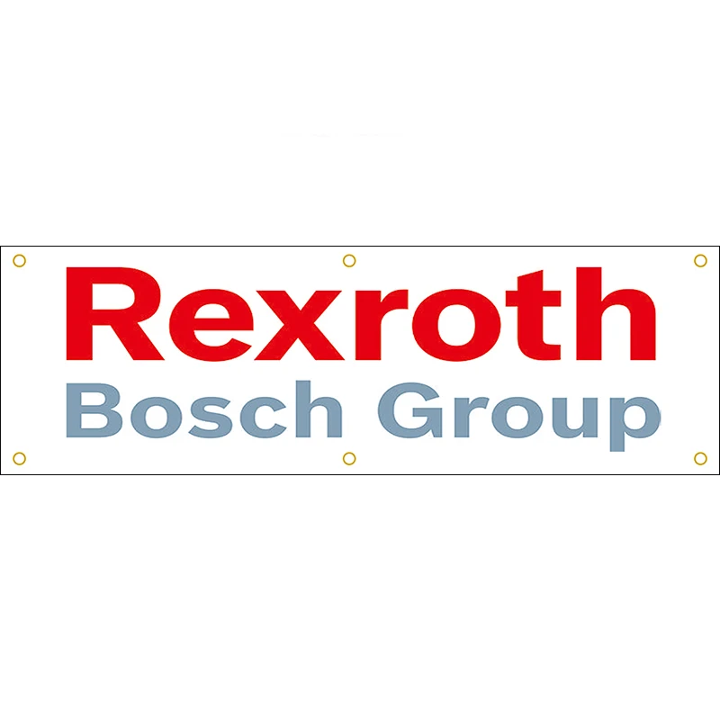 

130GSM 150D Polyester Material Bosch Rexroth Gearbox Banner 1.5*5ft (45*150cm) Advertising decorative Car Flags yhx348