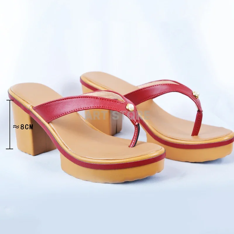 Обувь для косплея Raiden Shogun обувь Genshinimpact Хэллоуина костюмы женщин