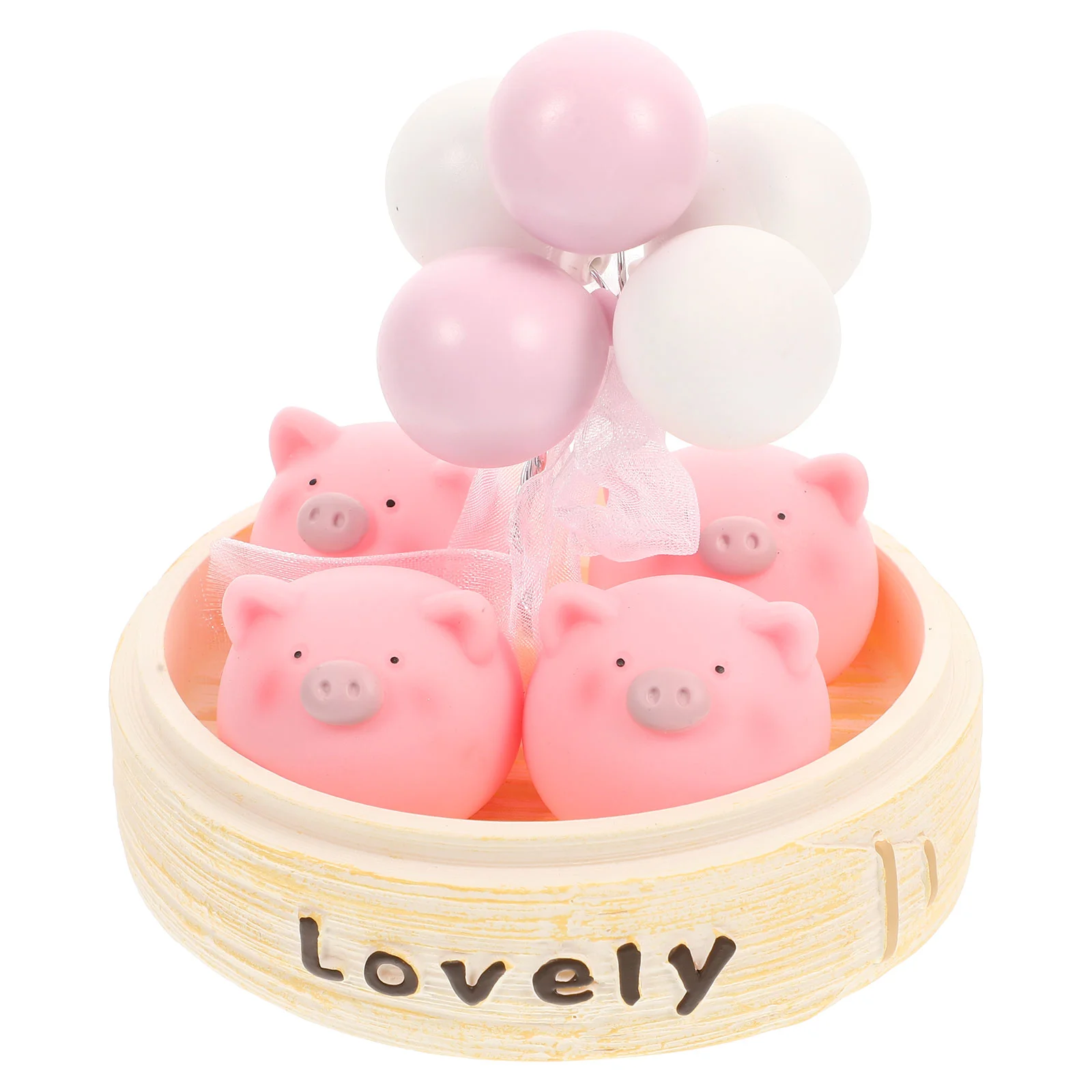 

Office Statue Decoration Accessories Steamer Decoration Birthday Cake Decoration Pigs Figurines Home Decor Car Decor