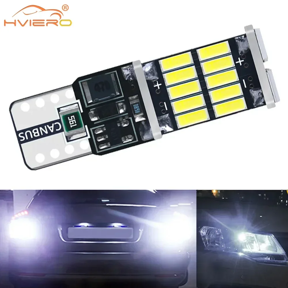 Автомобильный светодиодный светильник багажника 12 В T10 W16W CANBUS стоп-сигнал