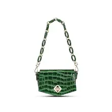 Womens Shoulder Bag Crocodile Leather Chain Bag 2022 New Luxury Brand Womens Bag Versatile Cowhide Womens Bag Messenger Bag
