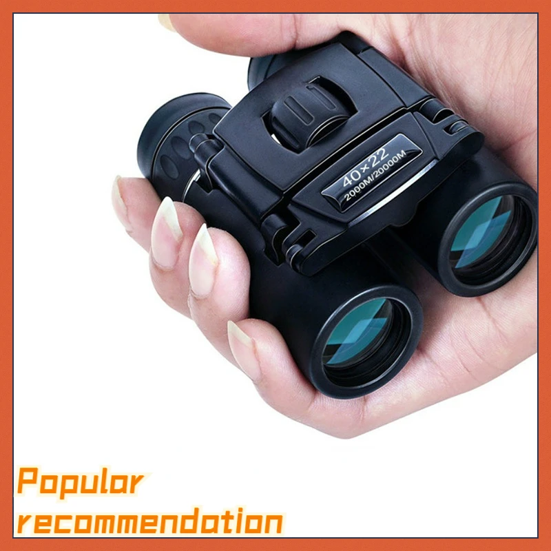 

40x22 HD Powerful Binoculars 2000M Long Distance Folding Mini Telescope Optical for Hunting Sports Outdoor Camping Travel