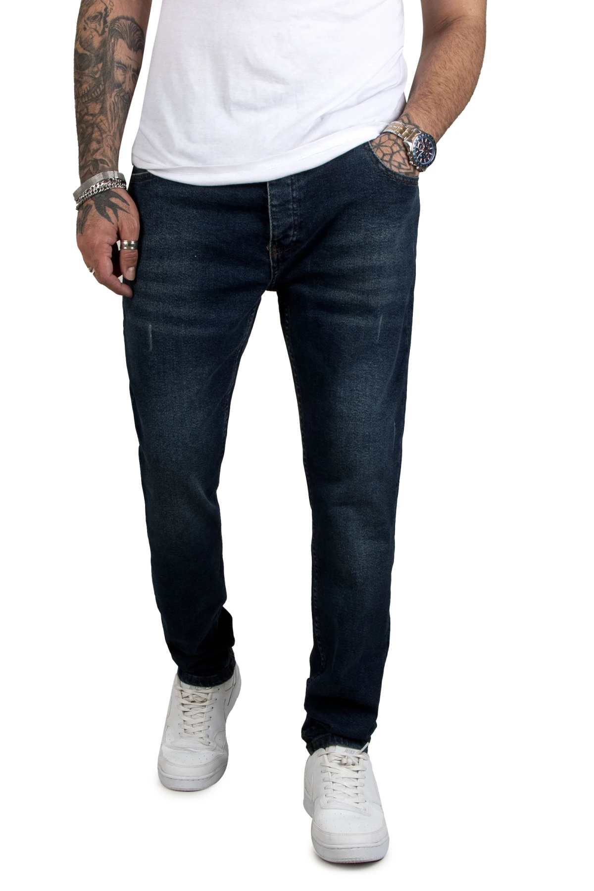 DeepSEA lycra Slim Fit laser men jeans 2001915