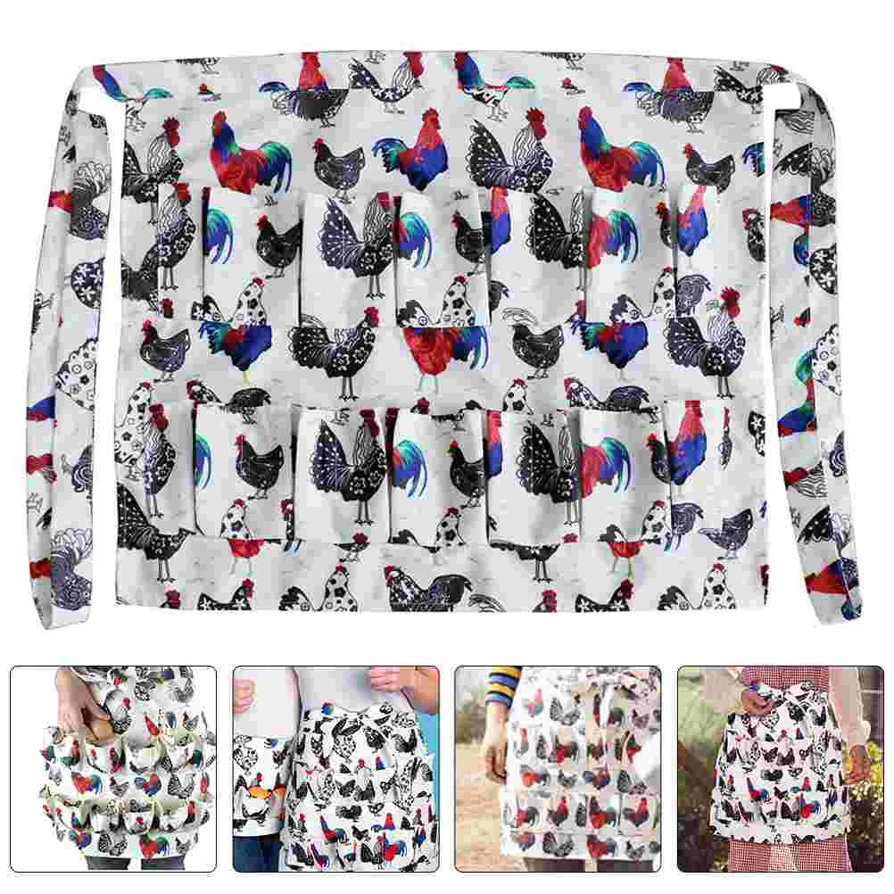 

Egg Apron Eggs Collecting Apron Chicken Egg Apron Egg Holder Apron with Pockets