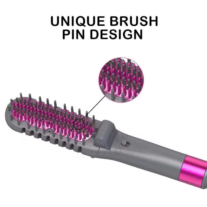 Электрический Портативный Выпрямитель Для Волос Щетка С Быстрым Нагревом