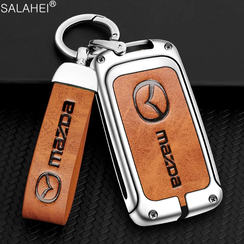 

Car Remote Key Case Cover Fob For Mazda 3 Alexa CX30 CX-30 CX-5 CX5 CX3 CX-3 CX8 CX-8 CX9 CX-9 Protector Keyless Accessories