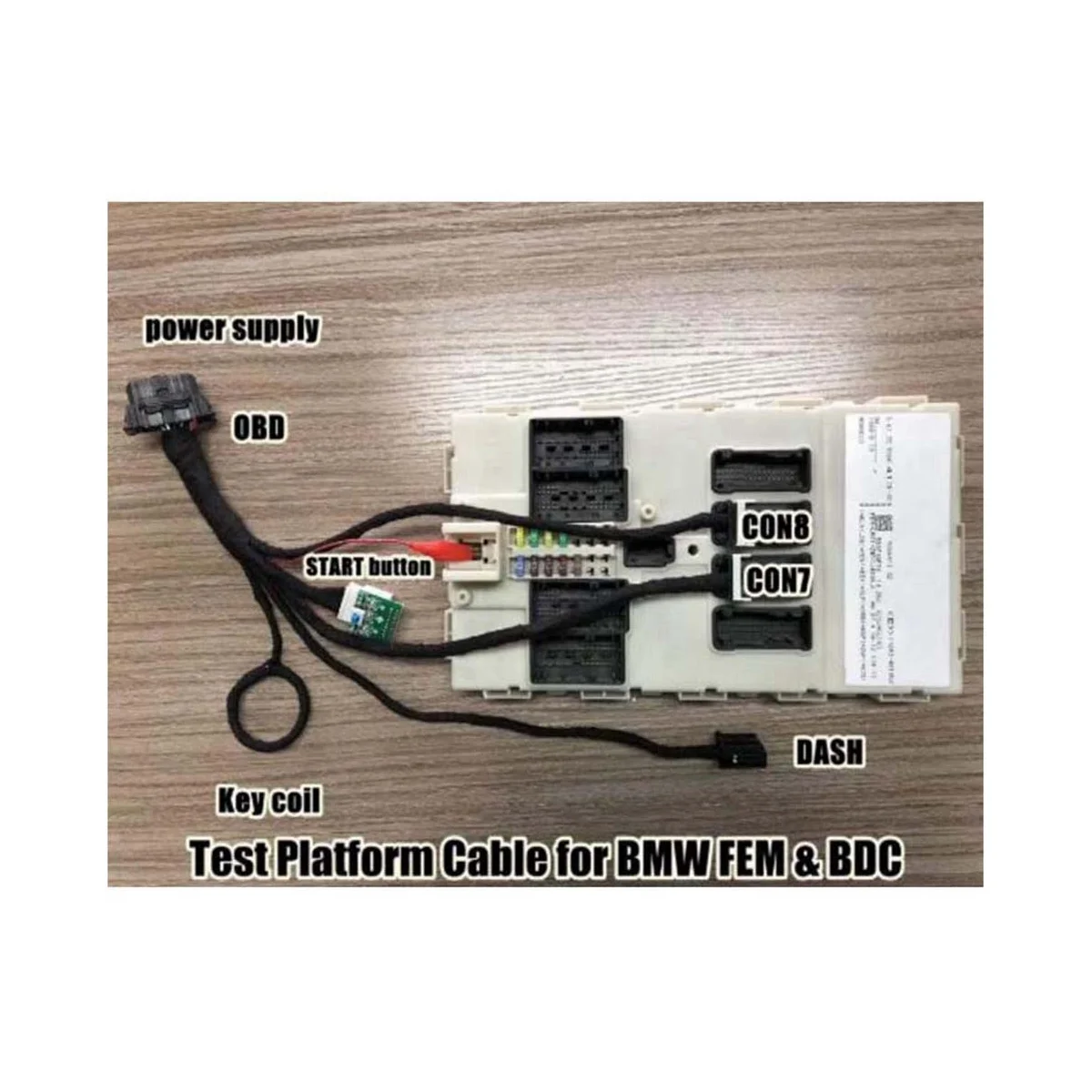 Фото Для тестовой платформы, Фем-программатор, Фем BDC тестер для Фем/BDC для F20 F30 F35 X5 X6 I3 тестовый плоский кабель (A) №3