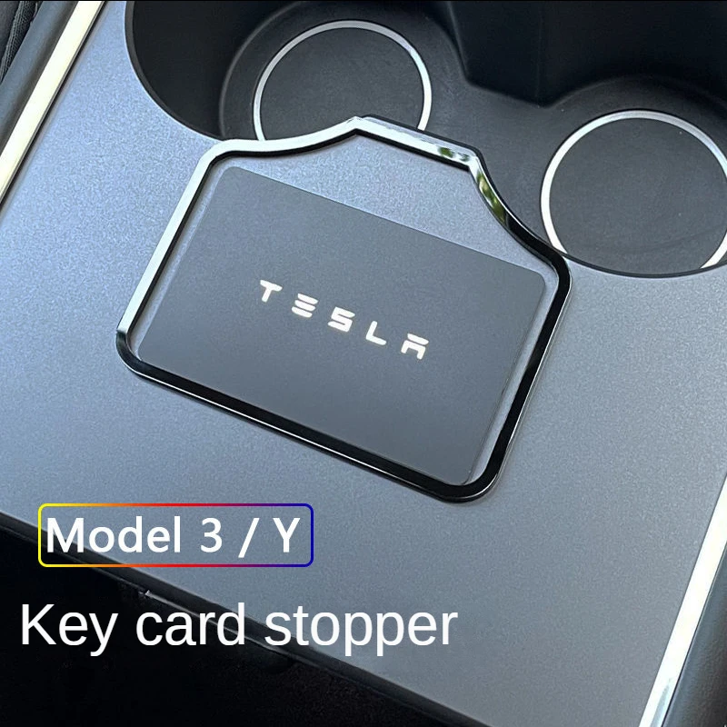 

Modified Parts Of Interior Fixing Groove Of Key Case Card Stopper Suitable For Tesla model3 modelY