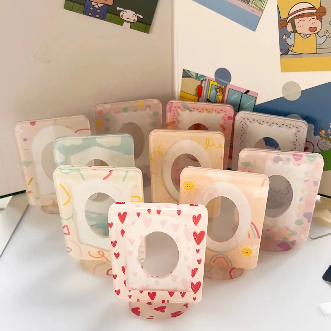 

Фоторамка Kawaii Idol, фоторамки, 3 дюйма, Полароид, Коллекционирование, стенд, бренд Kpop, настольные аксессуары, школьные принадлежности