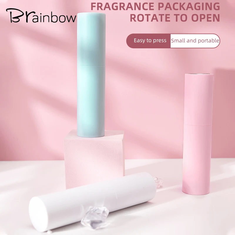 

Brainbow 10ml Travel Mini Bottle Perfume Mist Replenishment Cosmetic Bottles Revolving Style Spray Portable Sample