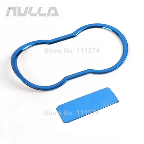 Chorme Blue для MG Zs Suv 2018-2019 передний держатель для чашки, рамка, крышка, слот, защита, декоративная рамка, автомобильные аксессуары