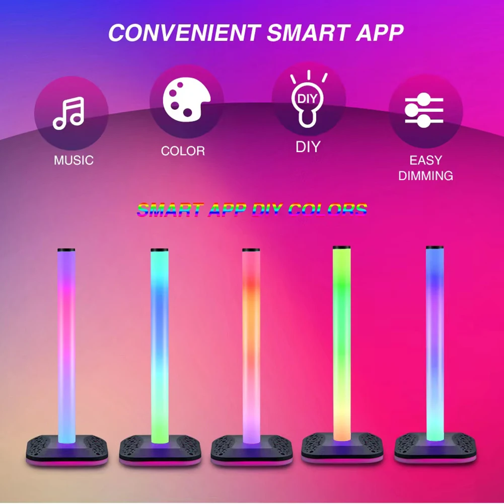 Подставка для Игровых Наушников RGB 10 режимов светильник с сенсорным управлением