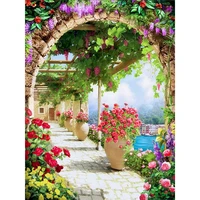 ruopoty acrylic painting by numbers unique gift picture drawing garden landscape diy pictures by numbers for living room decorat
