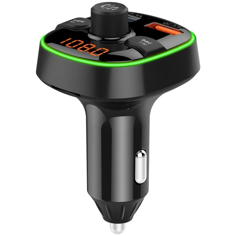Фото Автомобильное зарядное устройство с двумя USB-портами и mp3-плеером №5