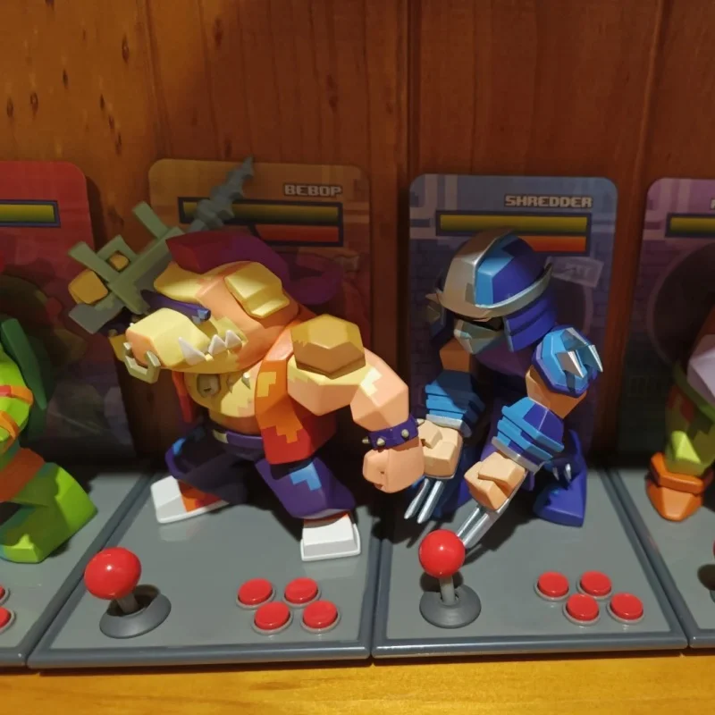 Фото Коллекционная фигурка Mightyjaxx In Stock Blind Box Teonage Mutant Ninja Tartles Arcade Series: модная игрушка, креативный подарок для коллекционеров №3