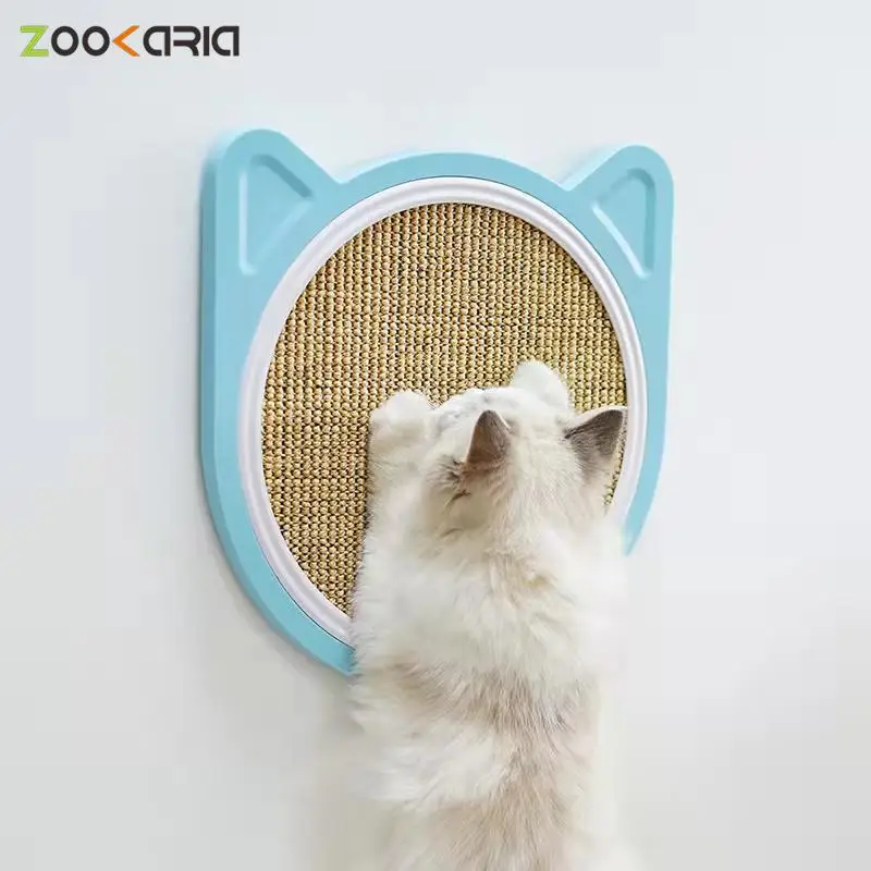 

Suction Wall Cat Scratching Bord Cat Toys Ball Wear-resistant Nail Scraper Mat Grinder Corrugated Paper Scratch Cats Bed