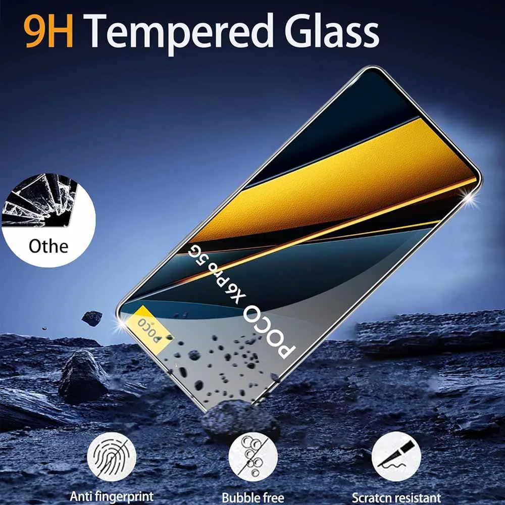 4 sztuki przezroczystego szkła ochronnego do smartfona Xiaomi Poco X6 Pro 5G Pocox6 Poxo x 6 6x X6Pro Folie ze hartowanego 67 cala