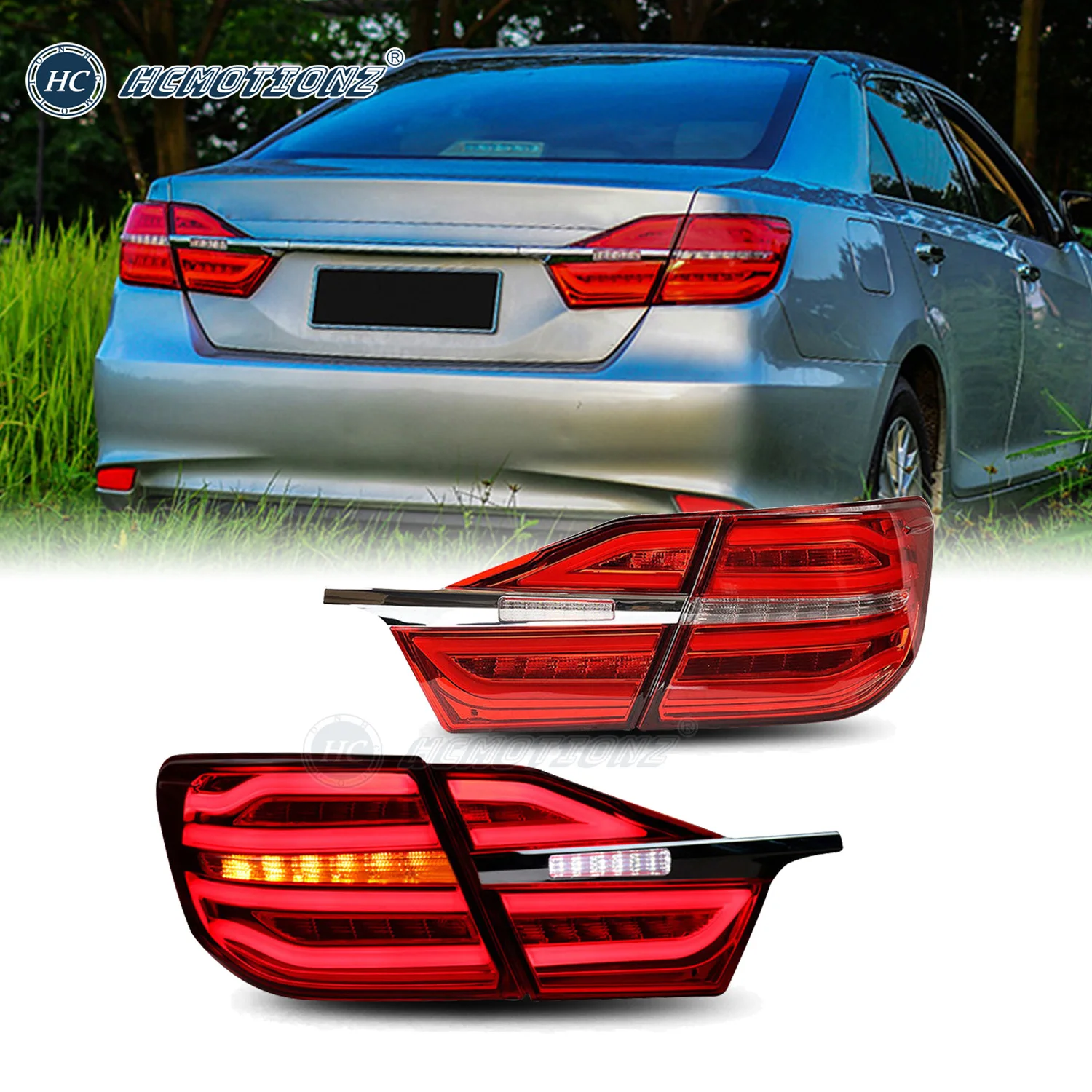 

Задние фары в сборе HCMOTIONZ для Toyota Camry 2015-2017