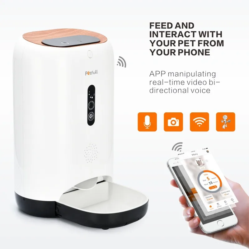 

Hot Sale Smart Pet Automatic Food feeder Dispenser for Dogs and Cats