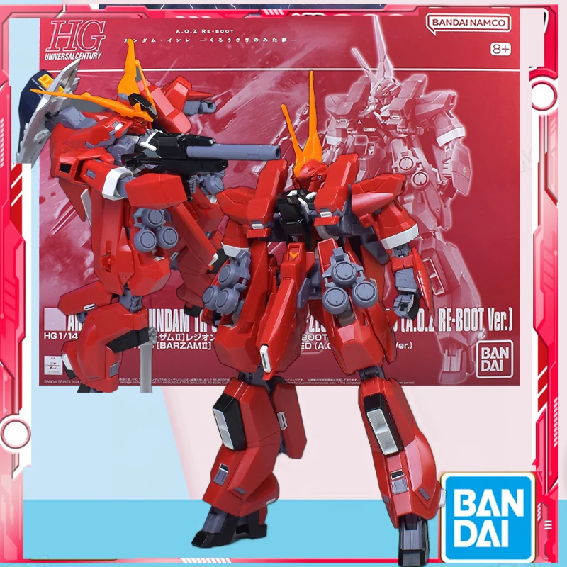 Bandai оригинальный комплект модели Gundam аниме-фигурка HG 1/144 GUNDAM TR-6 BARZAM 2 фигурки