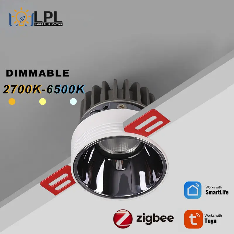 

Led Smart Spot Plafond Lights Plafondlamp Downlights Ceiling Light 220V Compatible Smartthings Echo Tuya Zigbee 3.0 Pro
