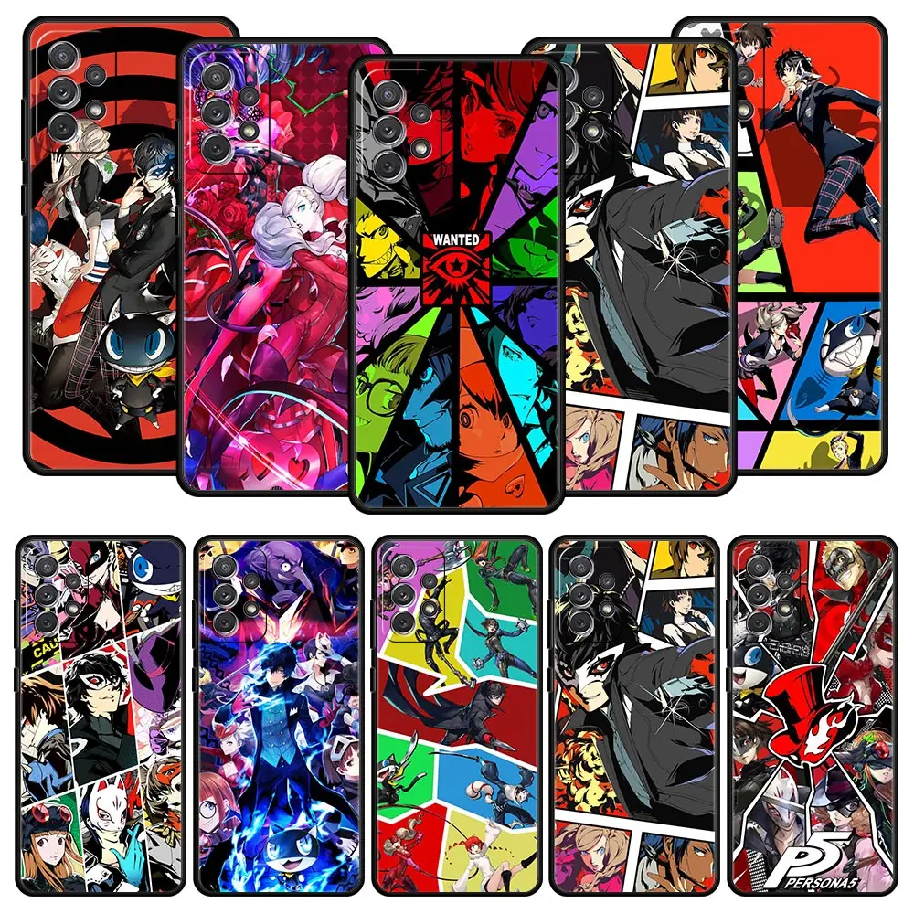 

Persona 5 Cartoon For Samsung Galaxy A51 A71 A21S A12 A11 A31 A41 A01 A03s A52 A32 A22 A13 A14 A23 A33 A53 A73 5G Phone Case