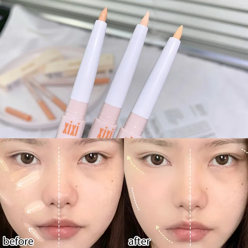 

Concealer Pen Cover Dark Circles Tear Ditch Cream Waterproof Eyebrow Pencil Lying Silkworm Eyeliner Pencil Highlight Cosmetics