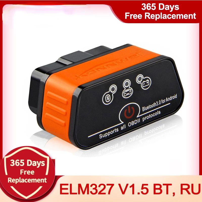 

OBD2 Car Scanner KONNWEI Bluetooth-compatible elm327 pic18f25k80 V1.5 Car Diagnostic Tools Obd 2 Auto Scanner