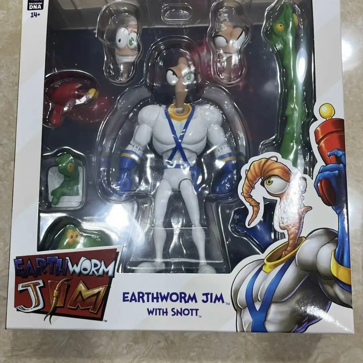 Оригинальный Earthworm Jim 2.0 Pdna 1/12 Psy Crow Bob The Killer Фигурка Worm Body Psy-Crow Коллекционная