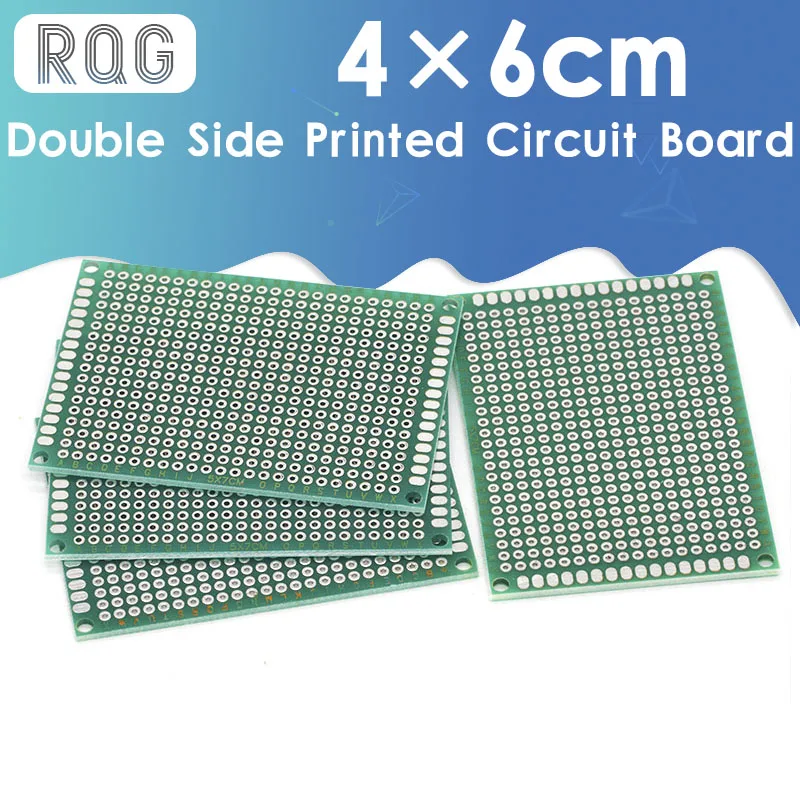 

5pcs 4x6cm Double Side Prototype PCB Universal Printed Circuit Board