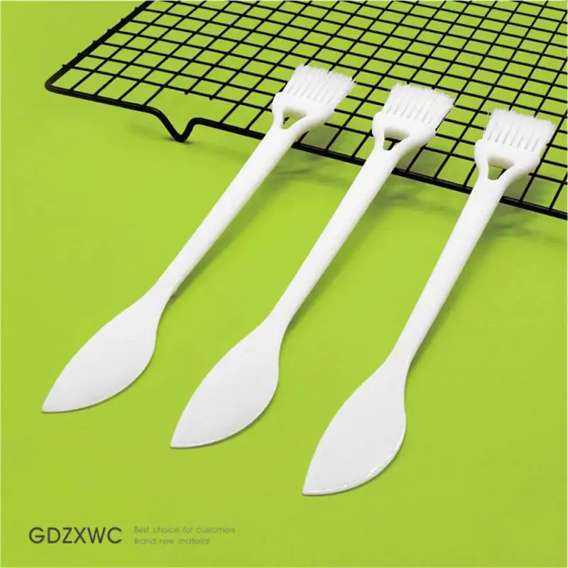 

Small Brush With Legrest Material Good Toughness No Hair Loss Clean And Hygienic Cleaning Brush Tool Brush 13g Durable White