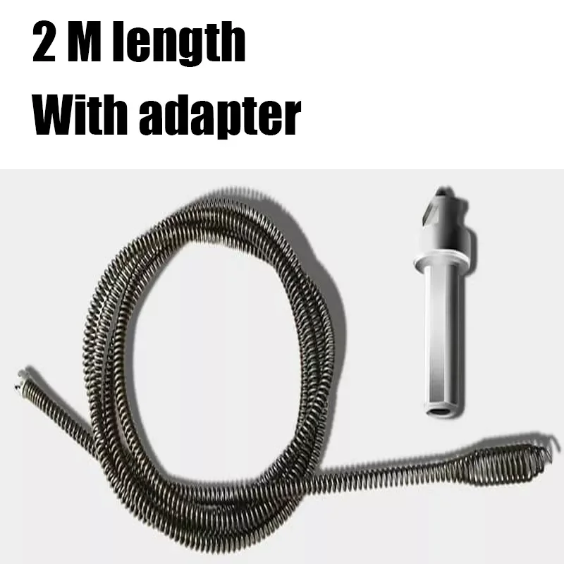 

Connect The Drill Spring Pipe Pipe Dredging Tools Pipe Dredging Brush Bathroom Hair Sewer Sink Cleaning Brush Drain Cleaner