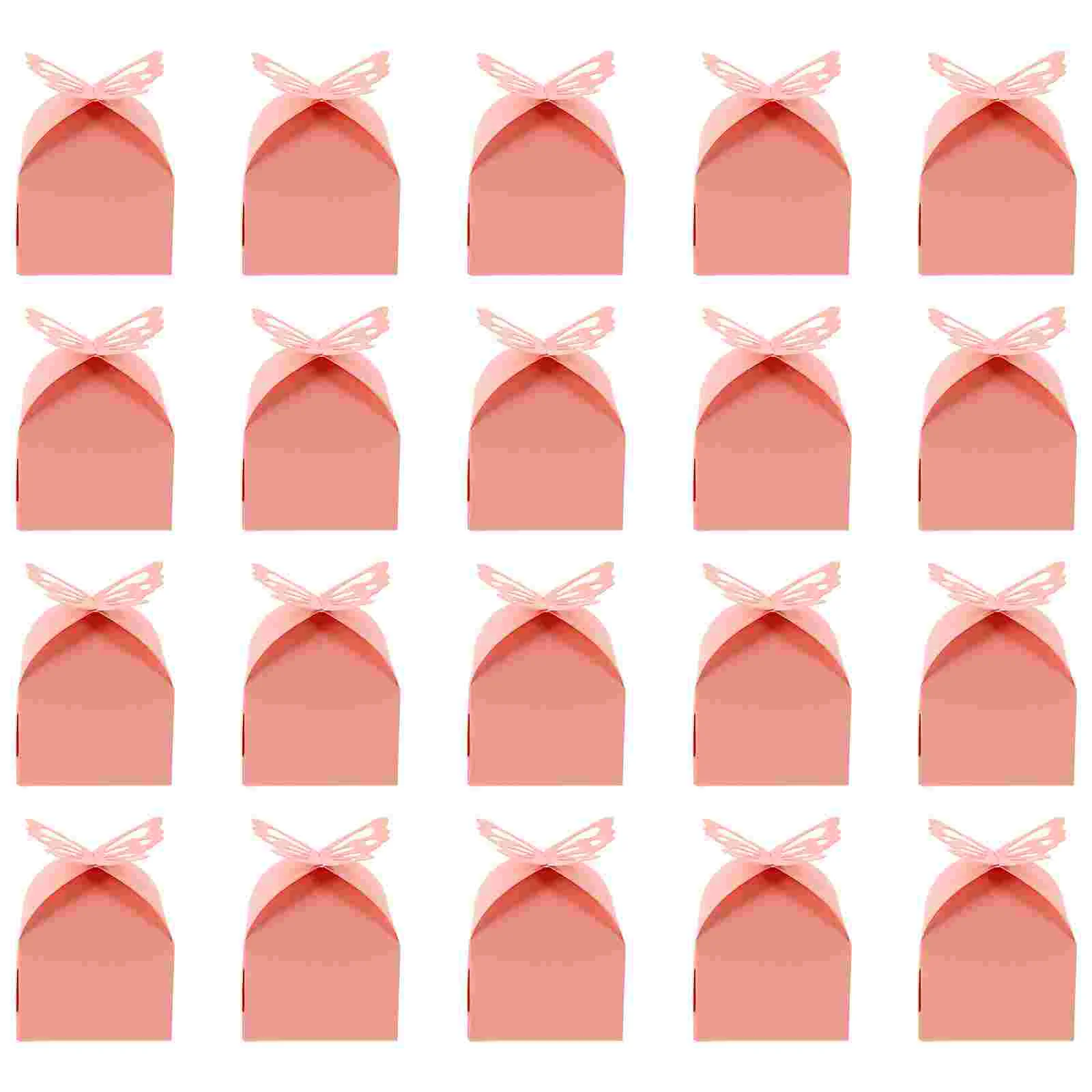 

50 Pcs Folding Candy Box Gift Small Fudge Wedding Paper Case Container Baby Packing Boxes Package Wrapping